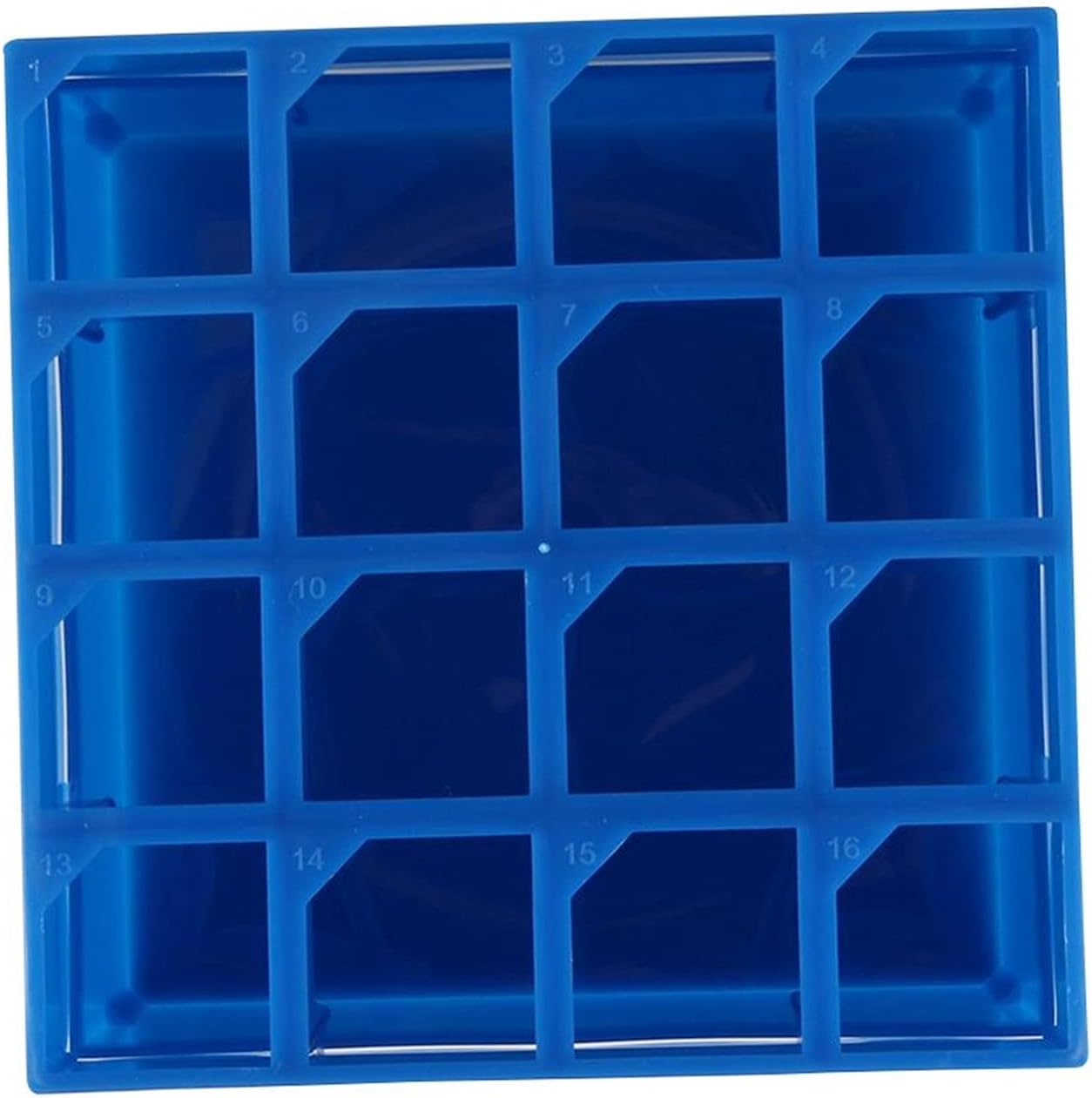 遠心管ラック, 透明なふたが付いている1ピーステストチューブラックホルダー16ソケット50ML遠心チューブラックプラスチックテストチ