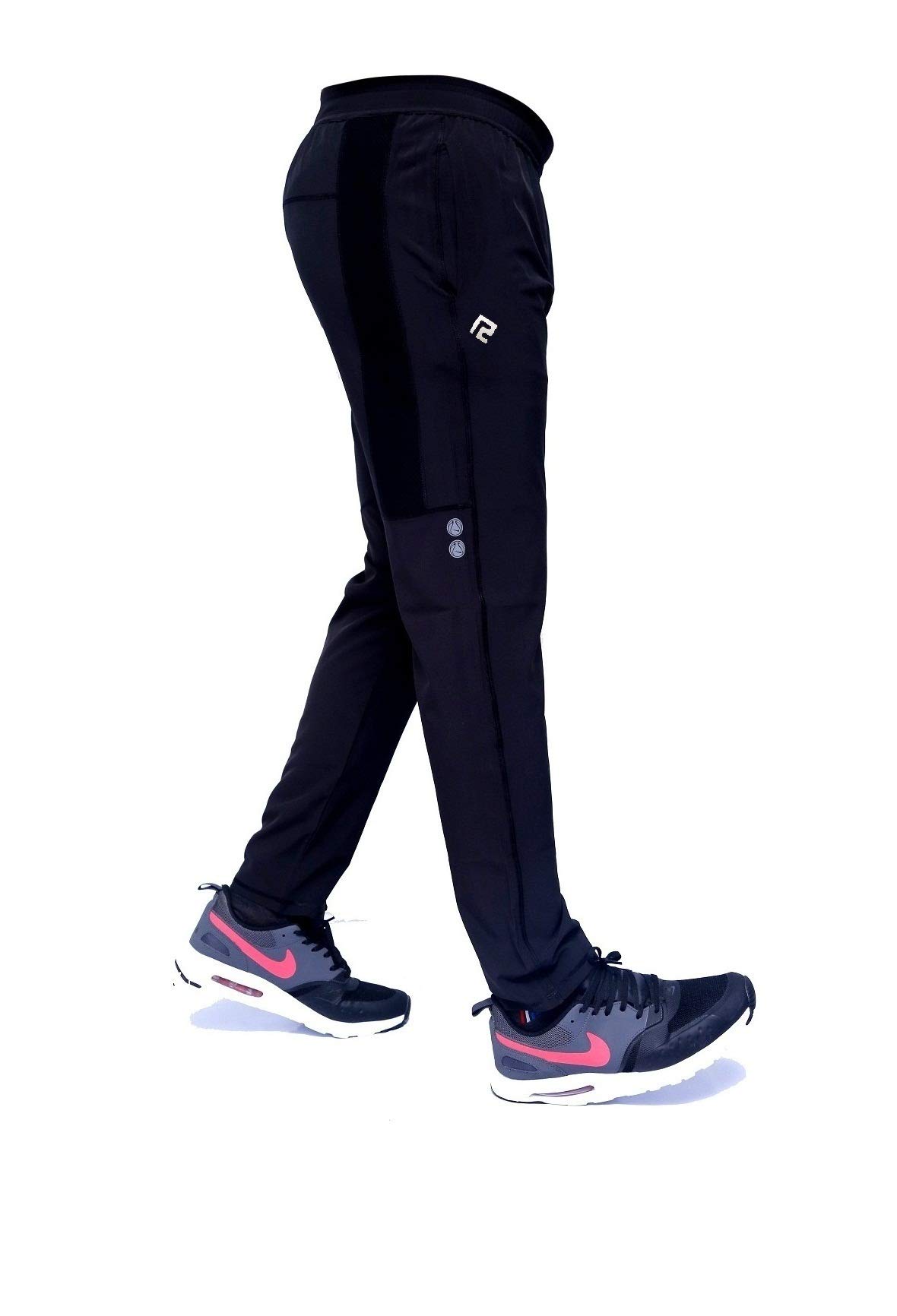 RANBOLT FT Black Men's Sports Trackpants.