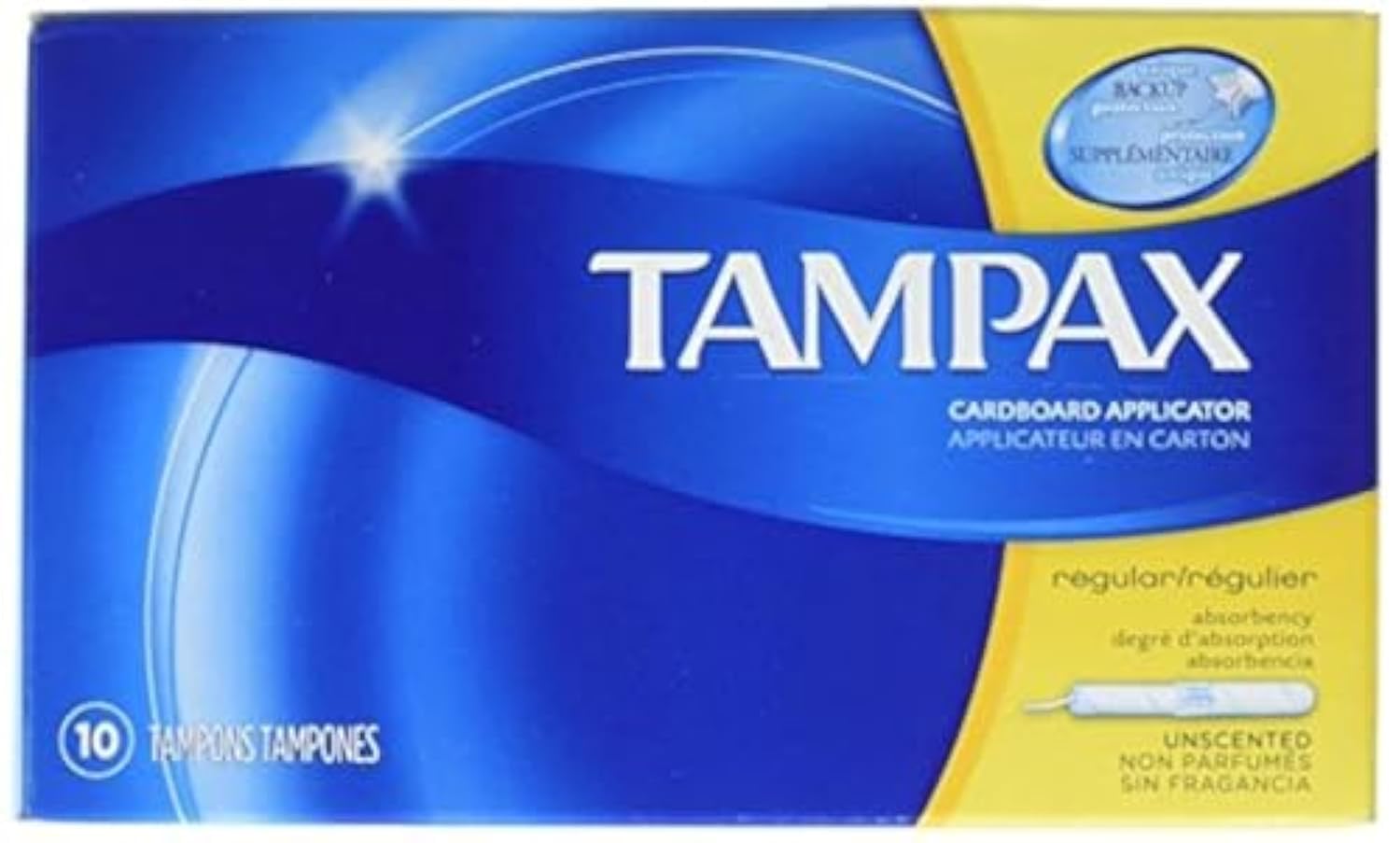 Tampax Tampons with Flushable Applicator Regular Absorbancy - 10 each (12 Boxes) (B005JD4QM6) Amazon Price History, Amazon Price Tracker
