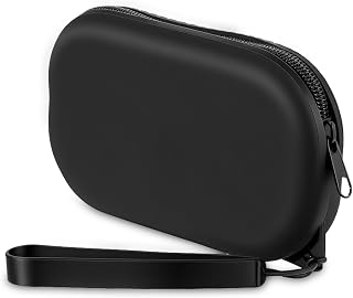 Silicone Makeup Travel Pouch Multifunctional Small Pouch with Zipper | 6 x 4 inch Waterproof Travel Makeup Bag for Cosmetic Tool Cards Cash Phone Earphone Cord (Black)