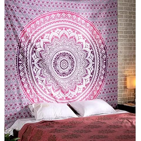 RAJRANG BRINGING RAJASTHAN TO YOU Königin Wandteppich 228x213 cm Cover