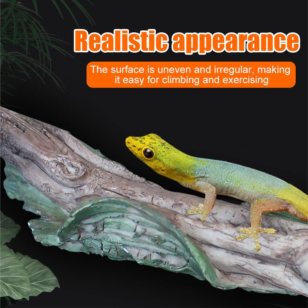 Snake Climbing Branch, Resin Climb Tree Branch Reptile Climbing Toy for Bearded Dragon Lizards Tortoises Snakes Frog Geckos - Image 3