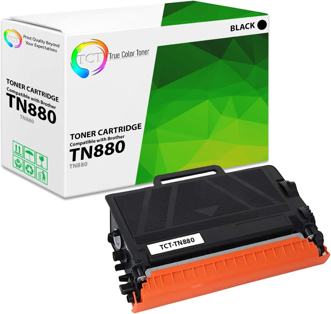 TCT TN850 Toner Cartridge - Compatible Replacement for Brother TN-850 Black High Yield Works with Brother DCP-L5500DN L5650DN HL-L5000D L6400DWT MFC-L5800DW L6900DW Printers (8,000 Pages)