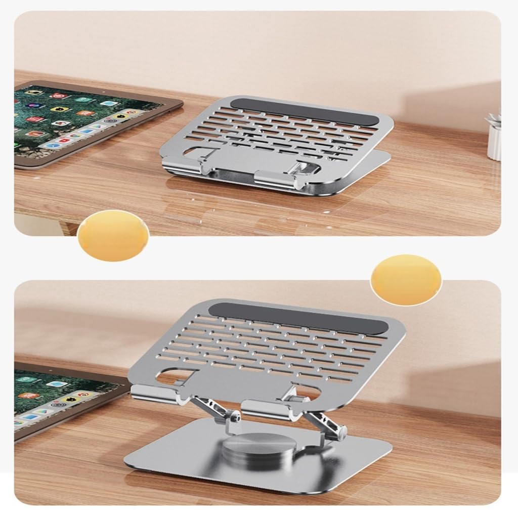 Soporte de metal con rotación de 360 grados para la mayoría de los soportes de almohadilla de computadora
