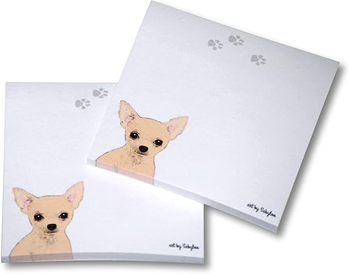 Chihuahua - Bloc de notas adhesivas (100 hojas), color marrón