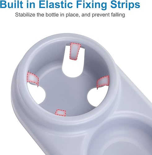 Miniatura 4 de Accmor Bandeja universal 3 en 1 para cochecito, bandeja de cochecito para aperitivos sobre la marcha, bandeja de aperitivos para cochecito