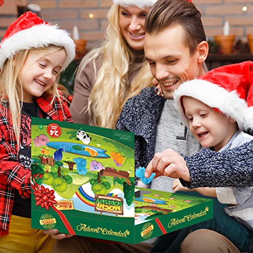 Surcvio Christmas Advent Calendar 2022 For Kids, 24 Days Of Mochi Countdown Calendar, Xmas Stocking Stuffers Gifts For Boys Girls Christmas Party Favor #TOP4