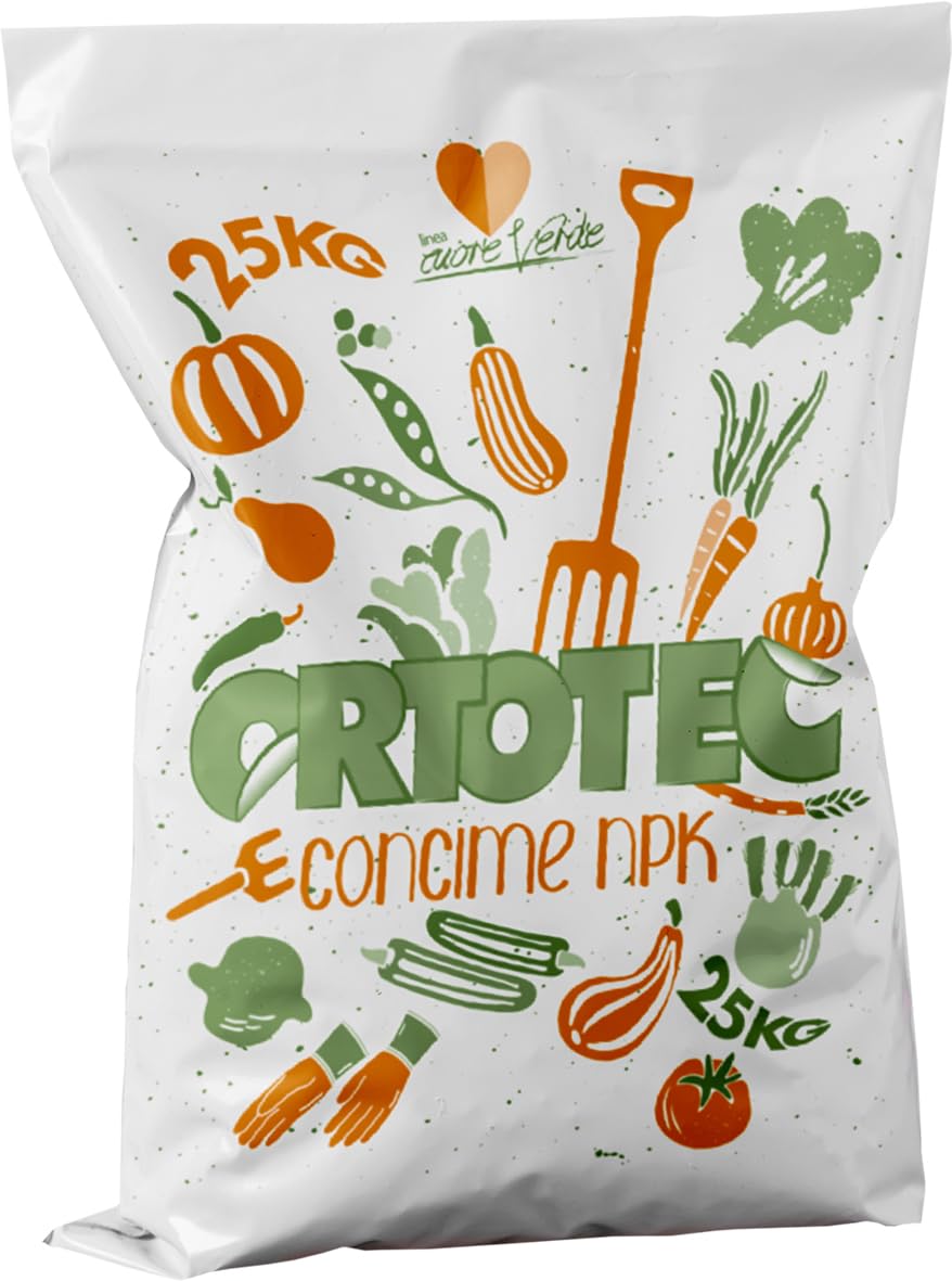 ORTOTEC CONCIME NPK UNIVERSALE ORTO OLIVO PATATE (MGO)(SO3) CON FERRO 12-8-16 (3)(32)