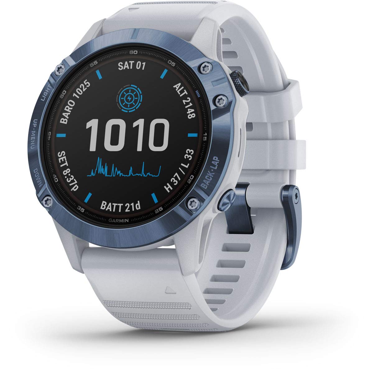 GARMIN FENIX 6 Pro Dual Power GPSウォッチ Amazon.com: Garmin Fenix 6 Pro Solar, Multisport GPS Watch with