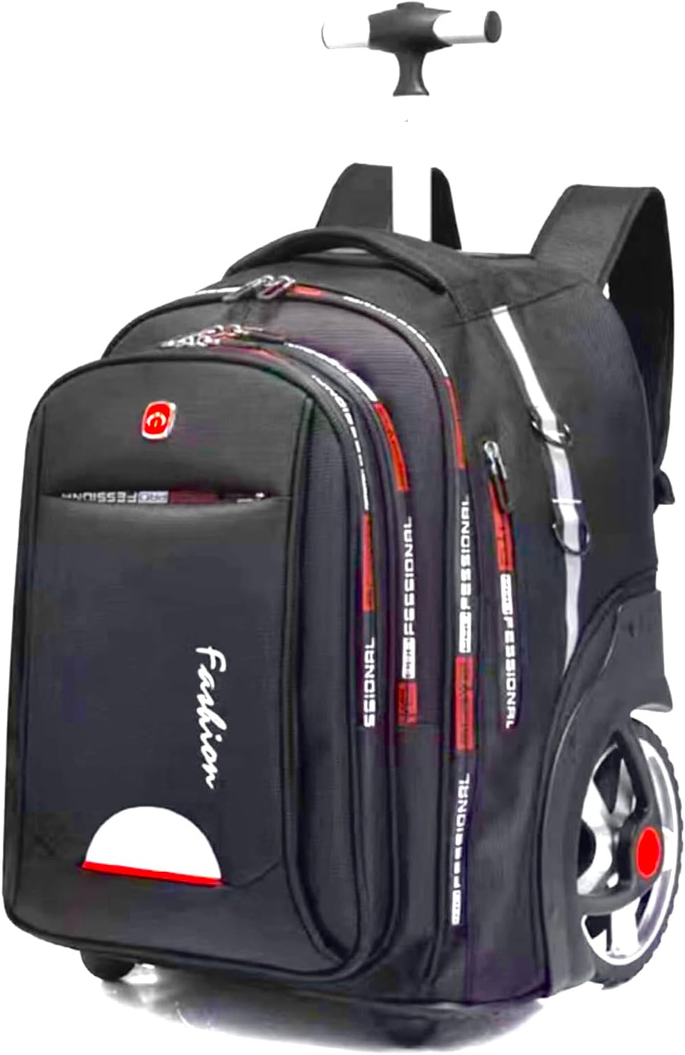 - Quality Travel Rolling Backpack for Adults, 22 Inch Laptop Backpack with Wheels, Large Waterproof Roller Backpack, Wheeled Backpack for Business(Black)