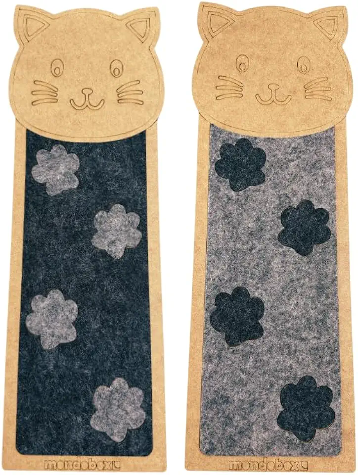 Melhores Arranhadores para Gatos, Kit 2 Arranhador de Parede - Arranhador Torre Poste Sisal - Kit 2 e 4 Arranhador Protetor Sofá e Cama Box (Cinza - 2 Arranhadores Parede)