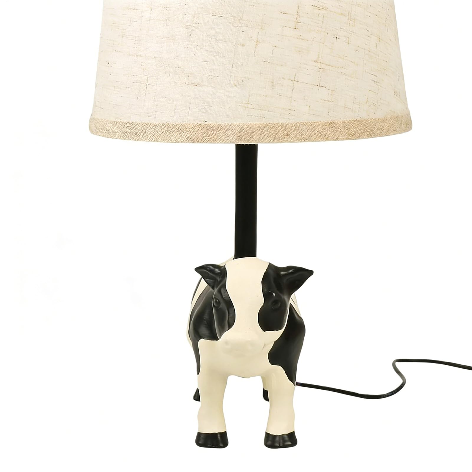 Urocza Dekoracja Lampion | Styl Wiejski Urocza Lampka Biurkowa W Kształcie Krowy Do Sypialni Pokoju Dziecięcego Żłobka Akademika Mieszkania Czytania