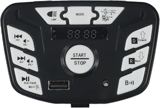 JR1927M-Z 24V Children's Electric Vehicle Central Control, with Music Playback, Power Supply, Forward and Backward Functions, Ride On Car Replacement Parts(JR1927M-Z 24V black)