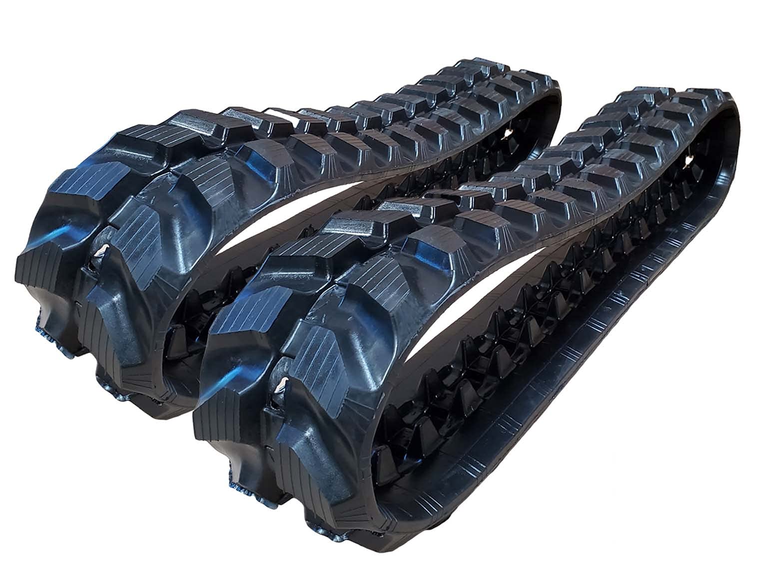 2 pcs. 180x72x35 Excavator Track for JCB TD 7 & Micro Mini Excavator - Black, HO Scale, Kid Age Range