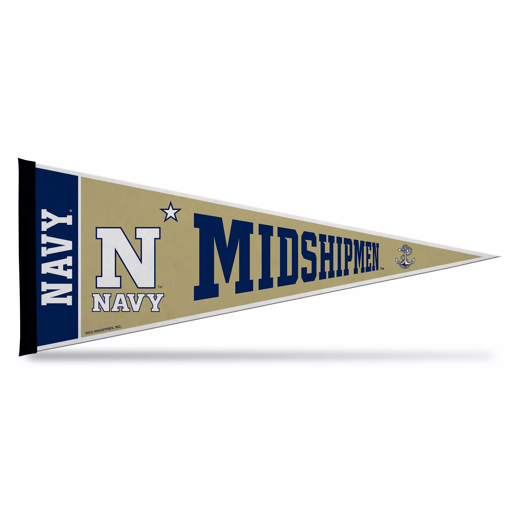 Rico Industries NCAA Exclusive 12" x 30" Felt Wall Décor Pennant - Great for Home/Bed Room/Man Cave Décor