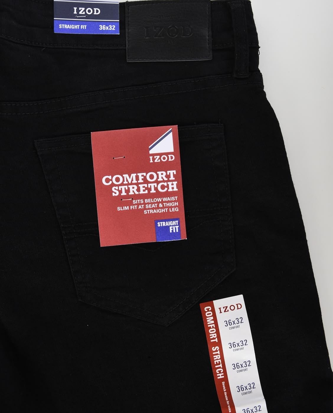 IZOD Men's Comfort Stretch Straight Fit 