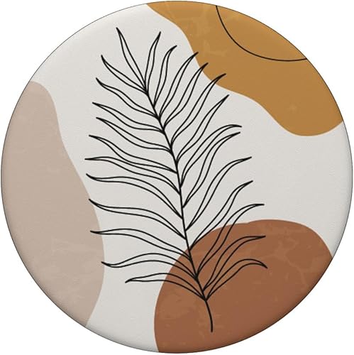 Miniatura 3 de Boho Line Art Hojas PopSockets intercambiables PopGrip