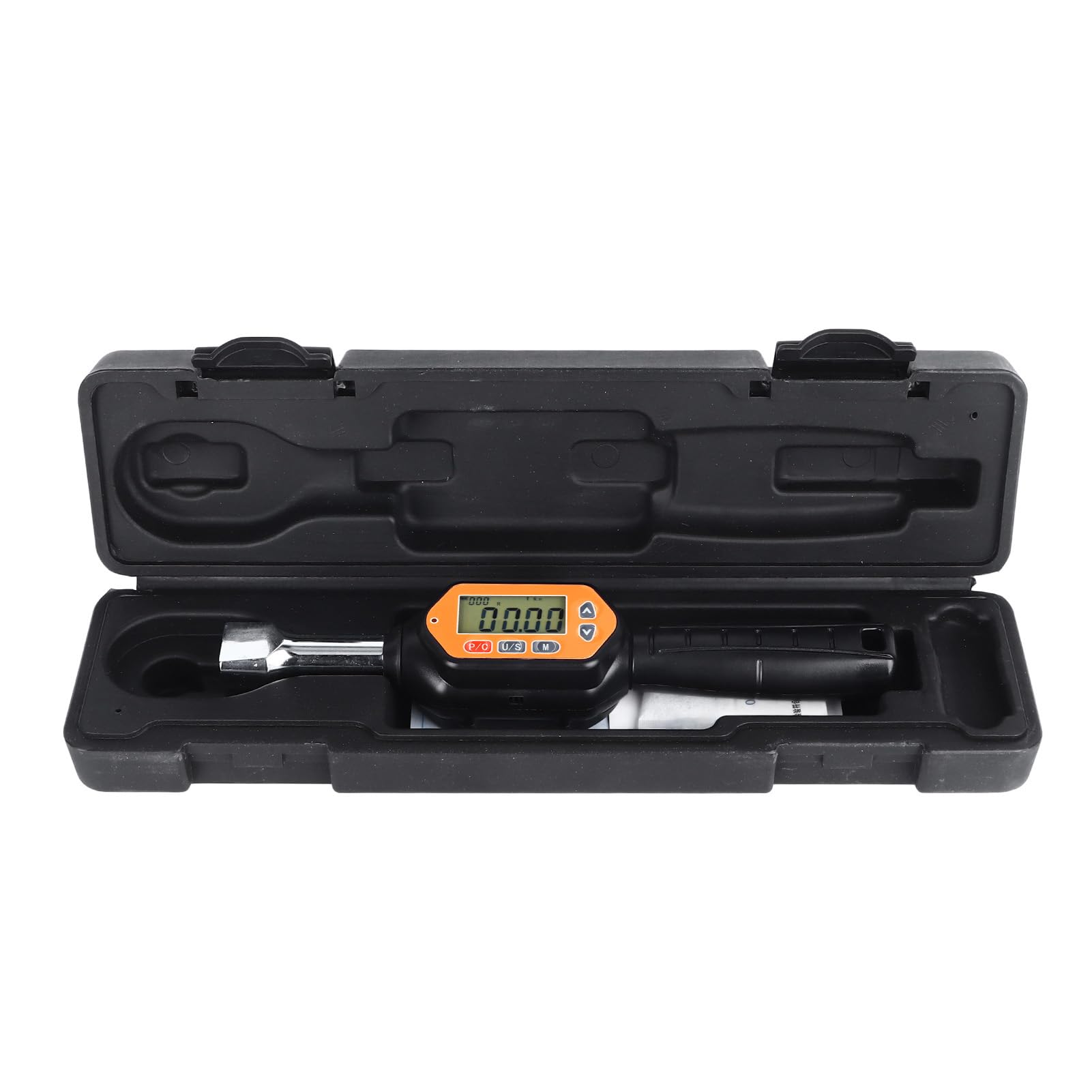 Llave Digital, Llave dinamométrica Digital de 240 mm de Longitud, 4 Unidades, Interfaz Cuadrada de 9x12 mm con zumbador e indicador LED para Mantenimiento Industrial.