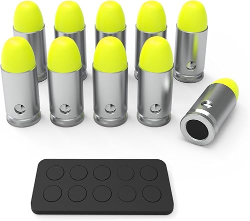 Miniatura 25 de Artemis Tapas de Seguridad Rondas de Entrenamiento Simuladas Reutilizables Múltiples Estilos con Peso Cercano al Real para Práctica de Fuego en Seco