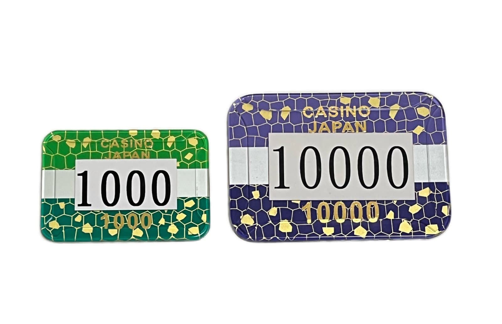 Amazon | W&B テキサスホールデムポーカー/カジノゲーム用 角チップ