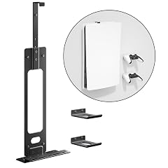 Upgraded Adjustable Console Holder Wall Mount for PS5 Black Gaming Stand for PlayStation 5 PS5 Slim Pro Digital