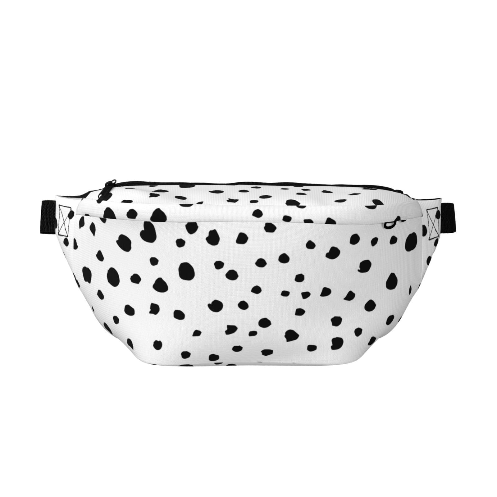 Dalmatian Print Crossbody Waist Bag,Fashion Fanny Pack Large Belt Bags For Men Women Sports Travel Work