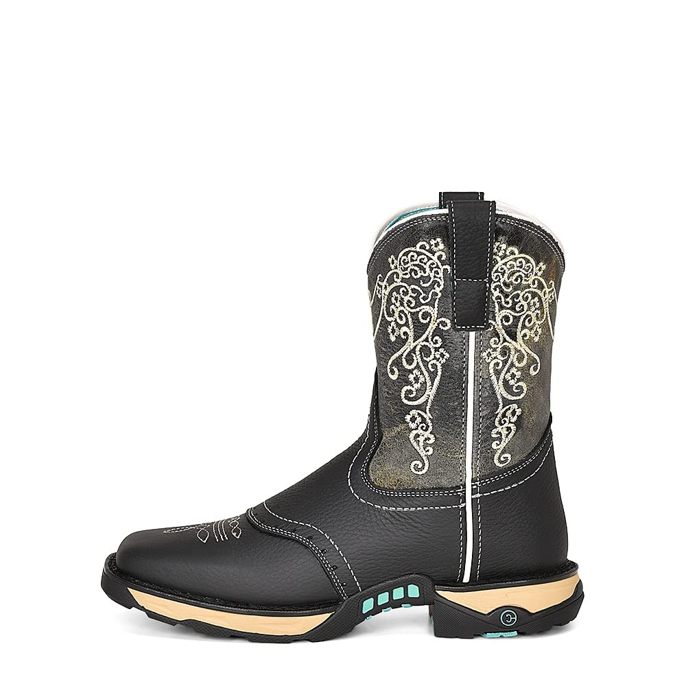 Corral BootsWomen's Farm & Ranch Saddle Vamp Top Hydro-Resistant Arch-Support Handcrafted Western Mid Calf Boot