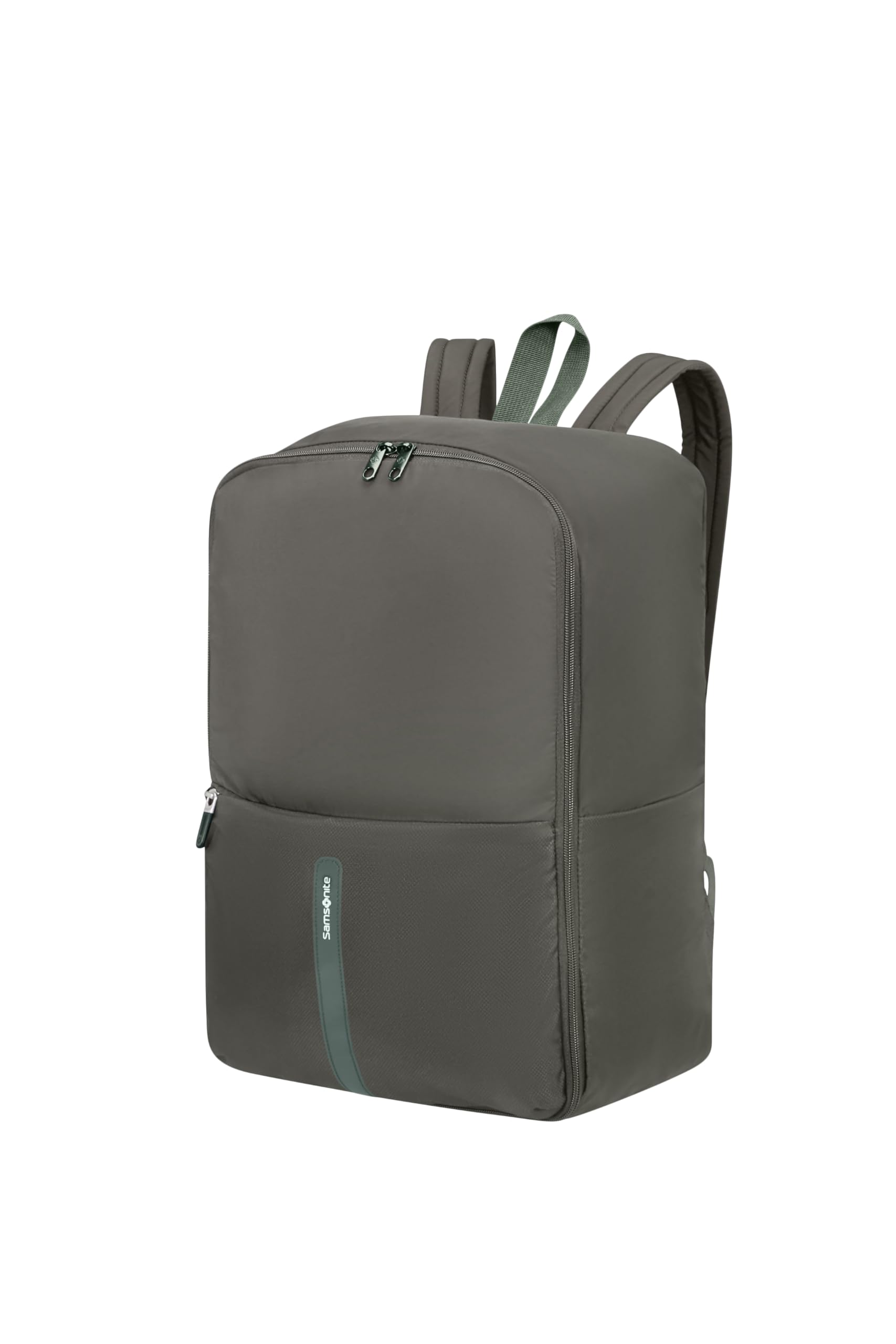 Samsonite TA Revolution - Foldable Cabin Rucksack 45 x 35 x 20 cm, Lightweight Hand Luggage for EasyJet, Reflective Details, 0.20 kg, Green