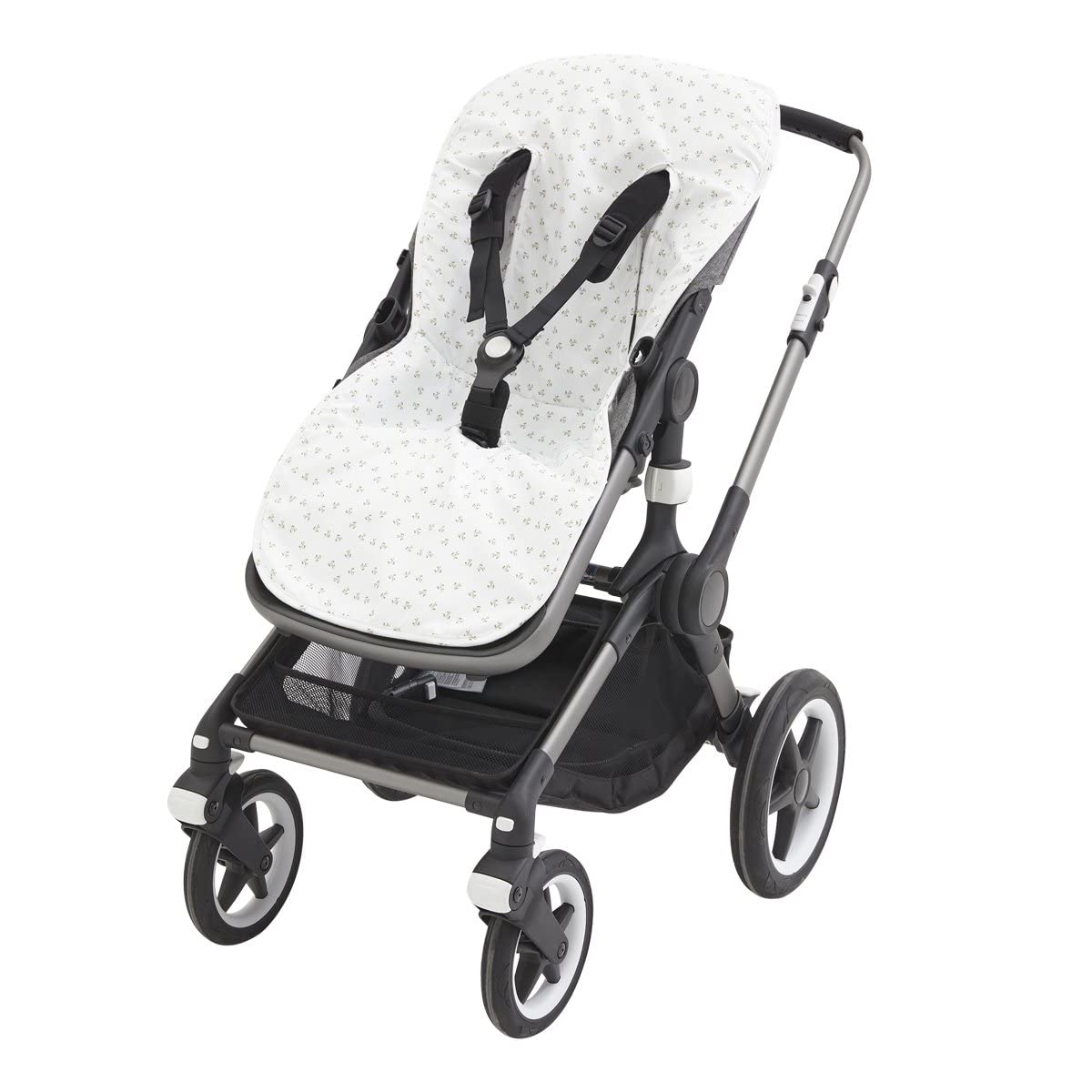 Cambrass - Colchoneta silla de paseo reversible - Funda reversible para carrito - Sensitive Beige 42x98x1 cm