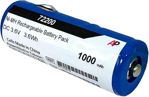 Artisan Power Batería de repuesto para el mango de diagnóstico Welch AllynHill-ROM 72200 (con pestaña de conector)