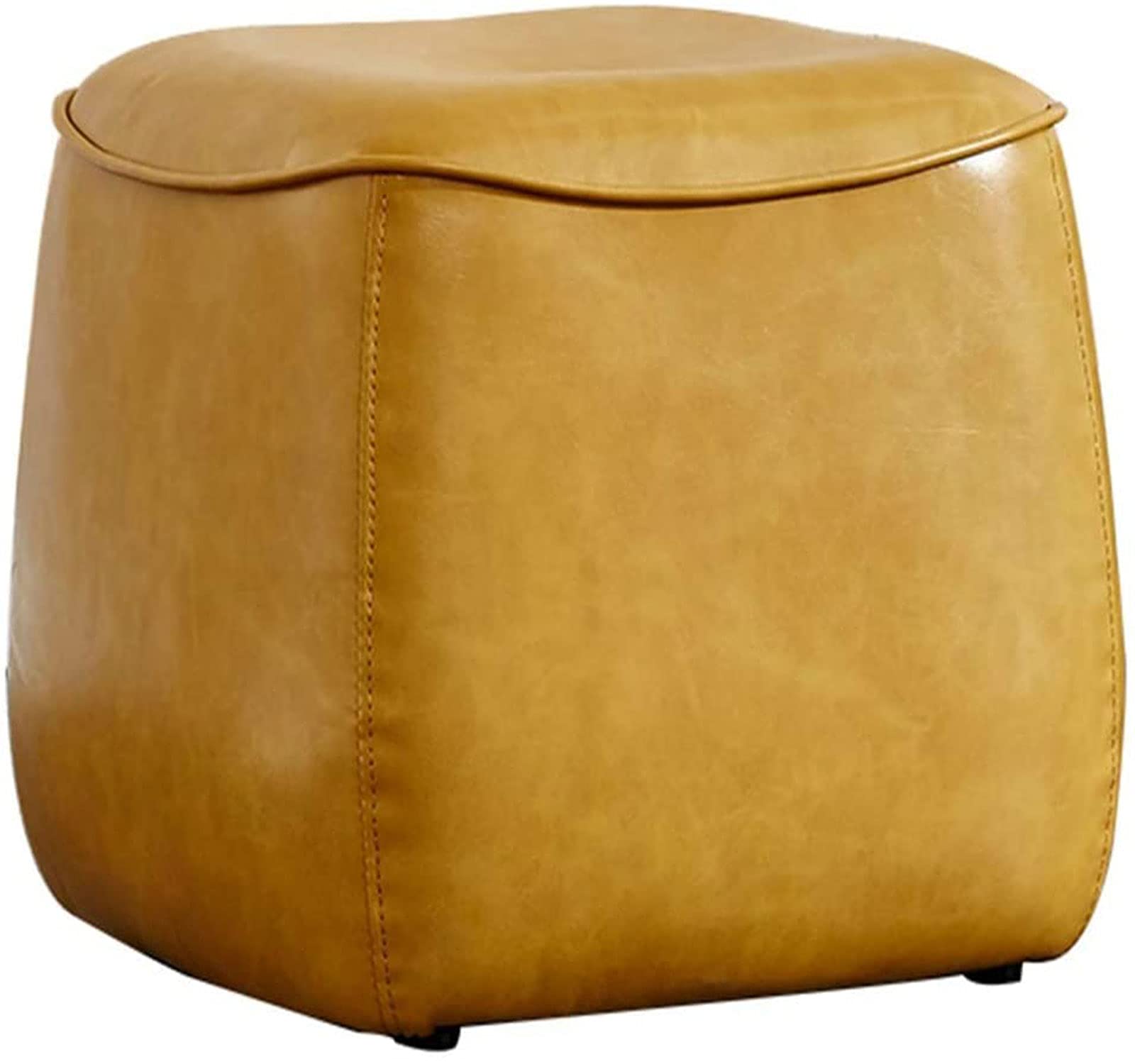 Repose-pieds créatifs poufs repose-pieds salon et marchepied en cuir PU rembourré DASHADAO
