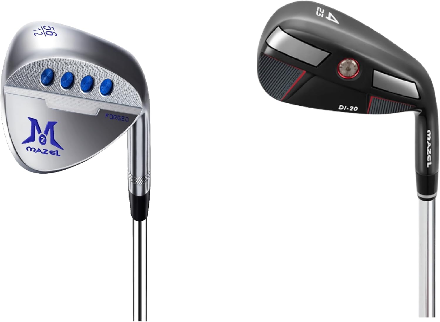 MAZEL Golf Driving Iron & Golf Forged Wedge,Bundle of 2