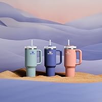 Vista 16 de STANLEY Quencher H2.0 Vaso Térmico con asa y pajilla, 64 onzas, tapa Flowstate de 3 posiciones, gran capacidad para viajes y deportes, vaso de acero