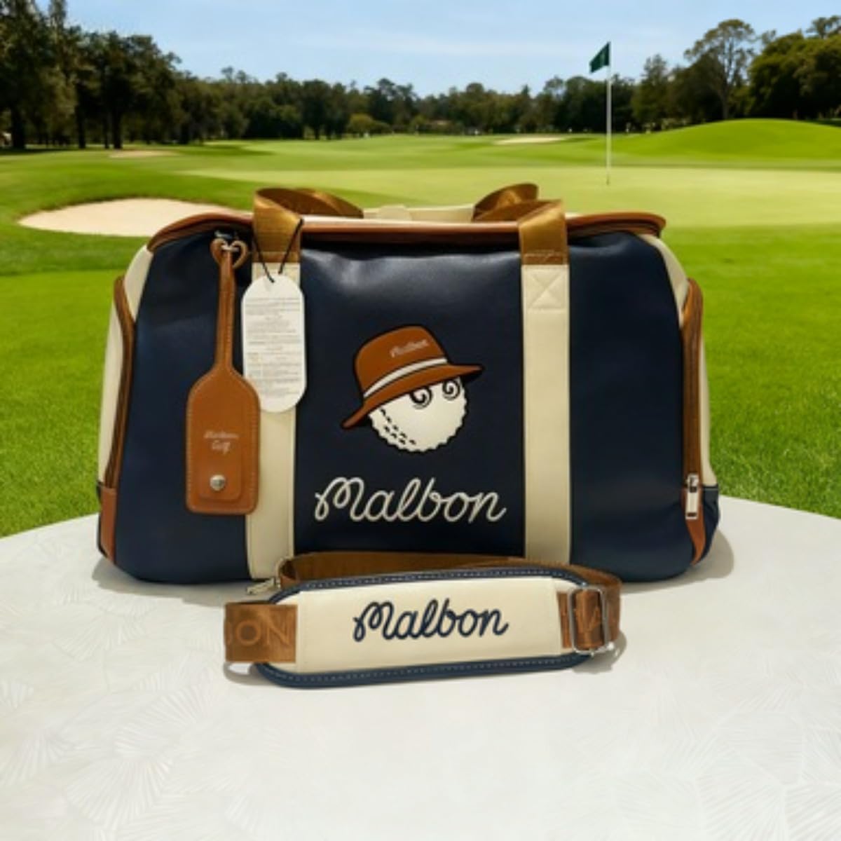 ボストンバッグ、ゴルフバッグ、ゴルフスポーツバッグ、二重構造防水、ユニセックス、出張、旅行、スポーツキャンプに最適 (グリーン)