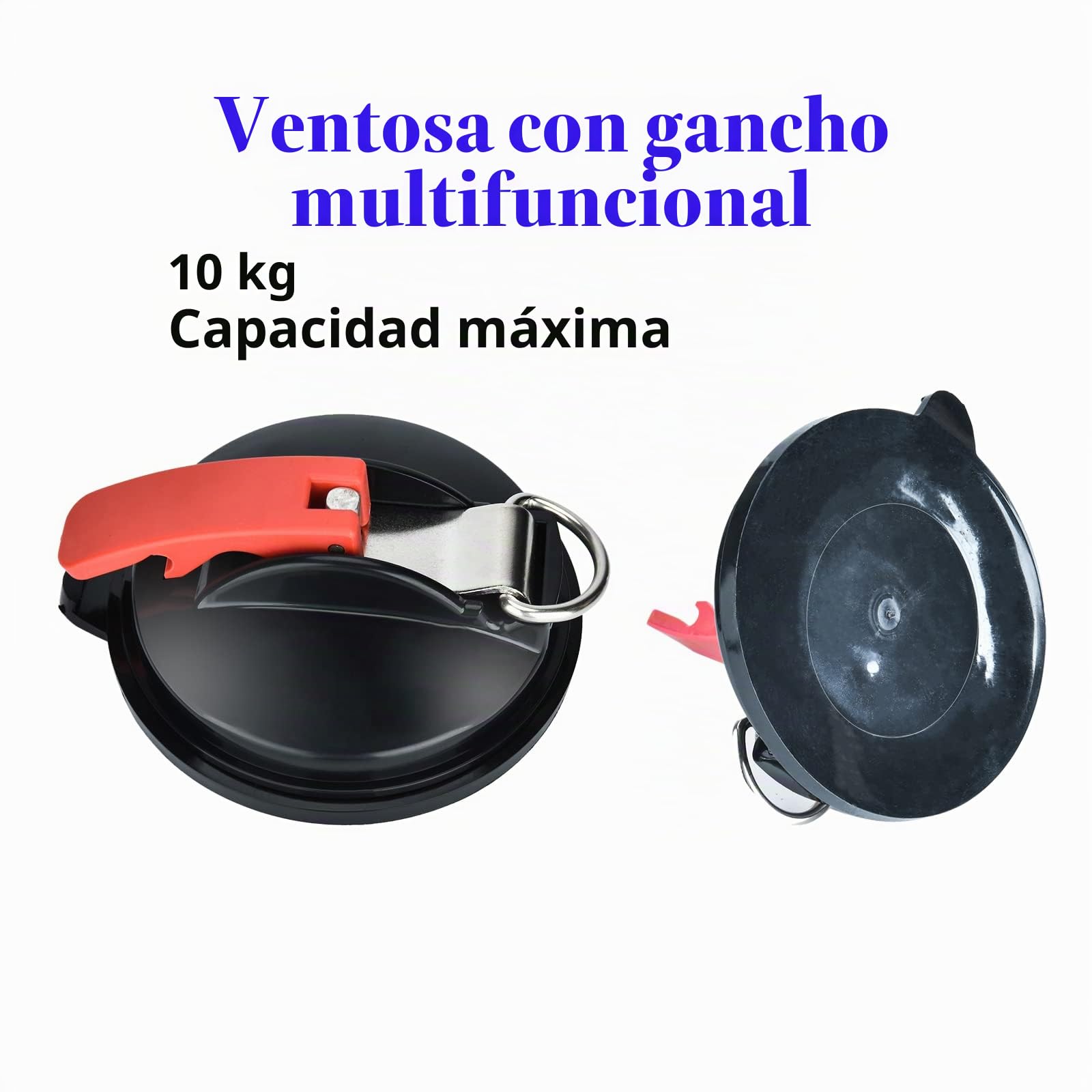 4 piezas Ventosas de Anclaje Ventosas Gancho Coche Multifuncional de Anclaje Ventosa Herramienta con 8 Gancho de S para Furgoneta Camper,Equipaje, Toldos