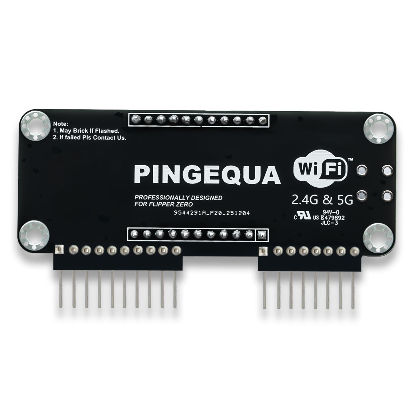 Dual-Band 2,4 & 5 GHz Wi-Fi-Entwicklungsplatine für Flipper Zero, RTL8720DN (BW16) Modul, Pre-Flashed kompatibel mit FZ - PINGEQUA 5Ghost
