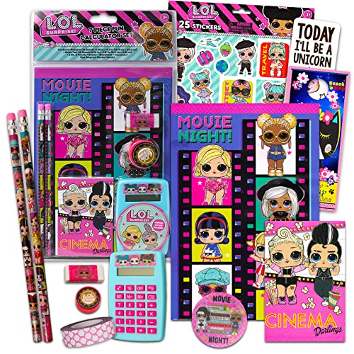Set escolar LOL Surprise con cuaderno y accesorios miniatura 1