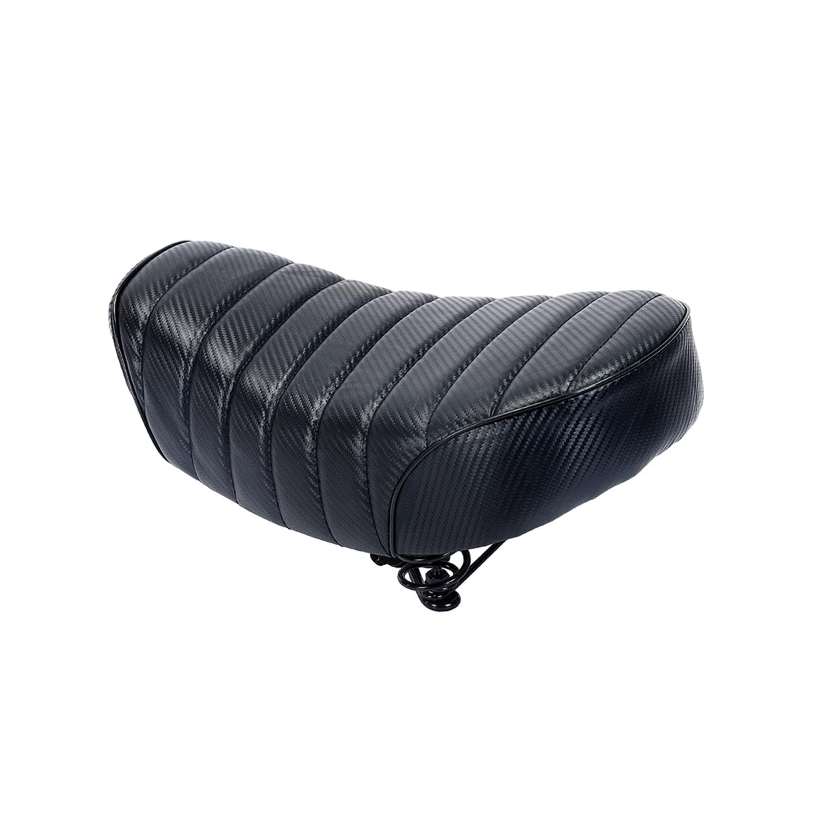 Vaveren Wide Bike Seat Cushion Bicycle Saddle with Spring Bike Soft Padded Supplies for Cycling Men Cruiser Bike Mountain Bike Adults, Black