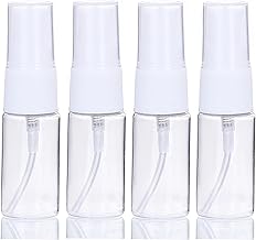 4 Pcs 20ml Refillable Spray Bottles Reusable Travel Fine Mist Spray Bottles for Hair,Cleaning,Aromatherapy and Essential Oil