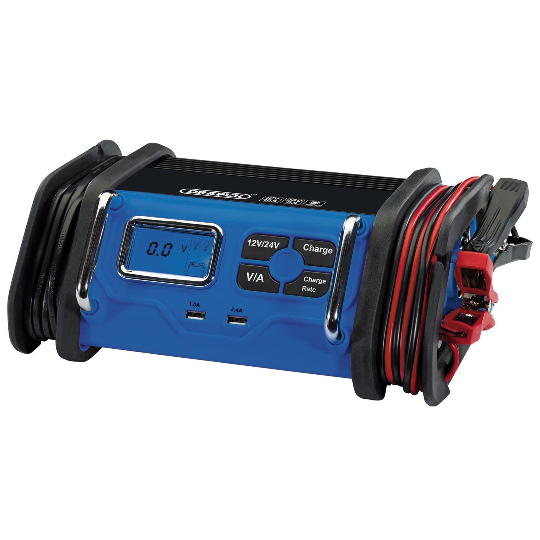 Draper 12V/24V Battery Charger