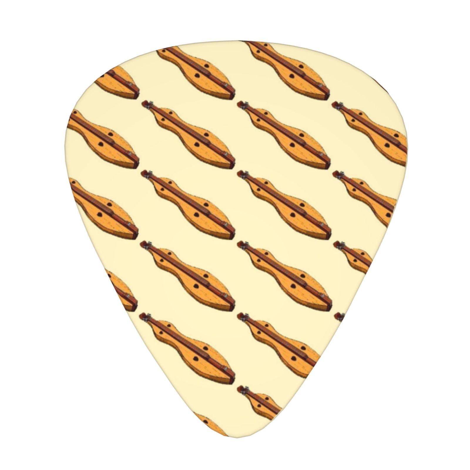 - Classic Guitar Picks (12-Pack) for Eectric Guitar, Acoustic Guitar, Mandolin And Bass (One Size, Dulcimer)