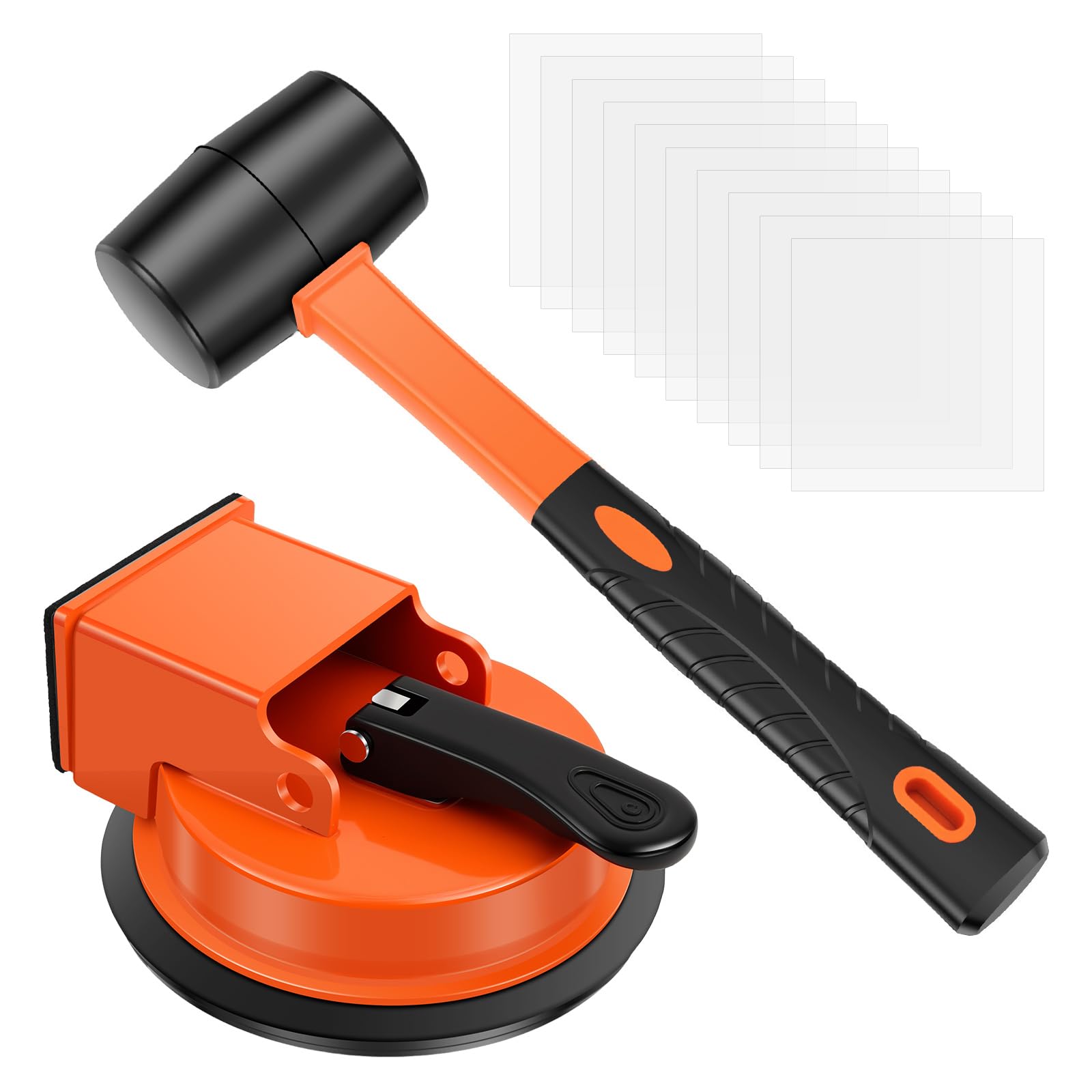Floor Gap Fixer Tool Kit with 10 Sticky Pads Suction Cup Laminate/Vinyl Flooring Tool for Fix Gaps