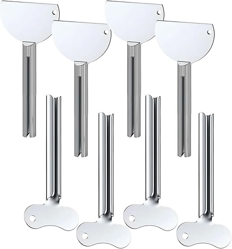 Exprimidor de pasta de dientes, llave exprimidora de tubo de metal, escurridor manual de tubo de pasta de dientes para pintura, crema, cosmética y