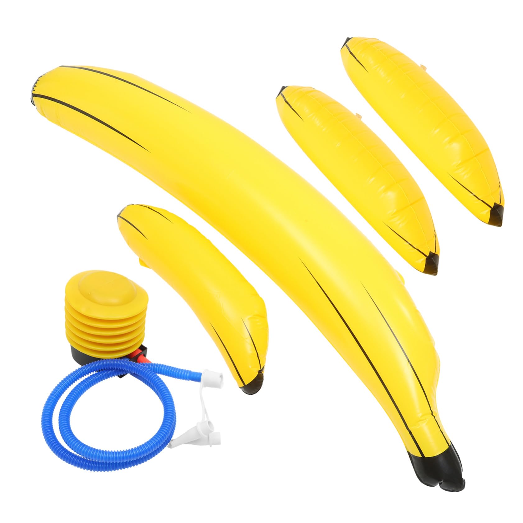 Banane gonflable PVC accessoire amusant pour fête autour de la piscine