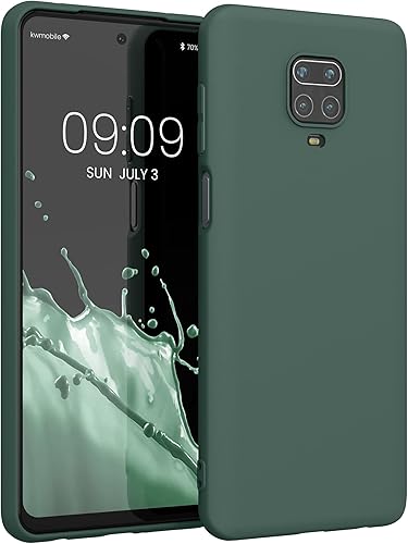 Vista 815 de kwmobile Funda compatible con Xiaomi Redmi Note 11 / Note 11S - Funda protectora de silicona TPU suave y delgada - Azul Báltico Azul (Baltic Blue)