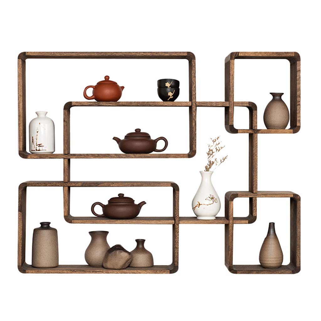 Buy Rustic Industrial Bookshelf Ladder Rack, Vintage Pipe and Wood