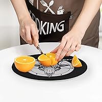 Vista 7 de Baphomet - Tabla de cortar con cabeza de cabra satánica de vidrio templado para cocina y hotel