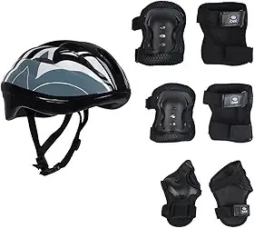 Bel - Kit Radical Proteção com Capacete Eps M Preto