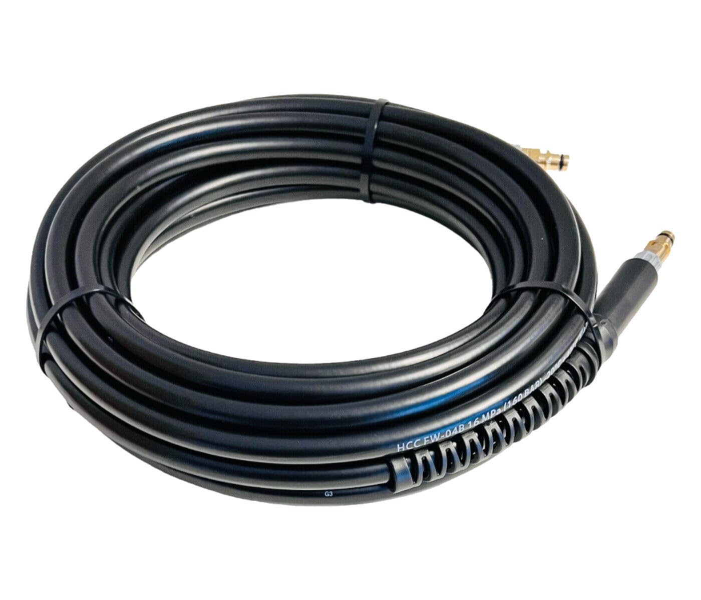 Wąż wysokociśnieniowy do myjki wysokociśnieniowej Kärcher K2 K3 K4 K5 K6 K7 Home & Garden serii od roku produkcji 2008 z systemem wtykowym Click Quick Connect, jak 2.641-721.0 dwustronne przyłącze Quick Click (25 metrów)