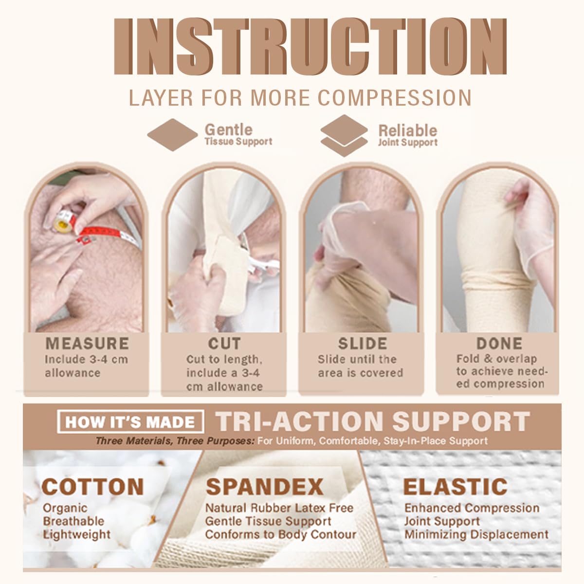 Everlit Elastic Bandage - Latex-Free Support -5
